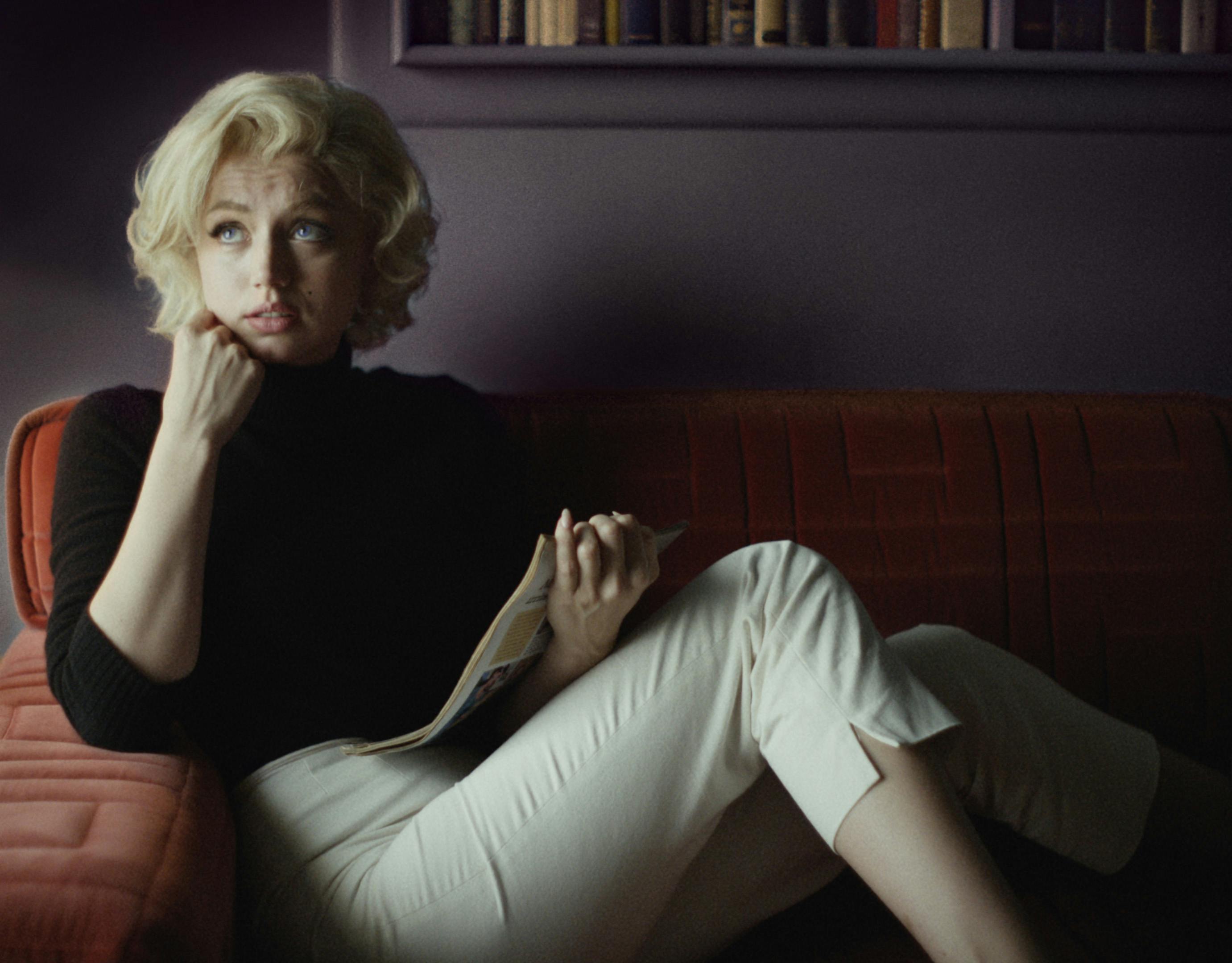Ana de Armas som Marilyn Monroe i Blonde.