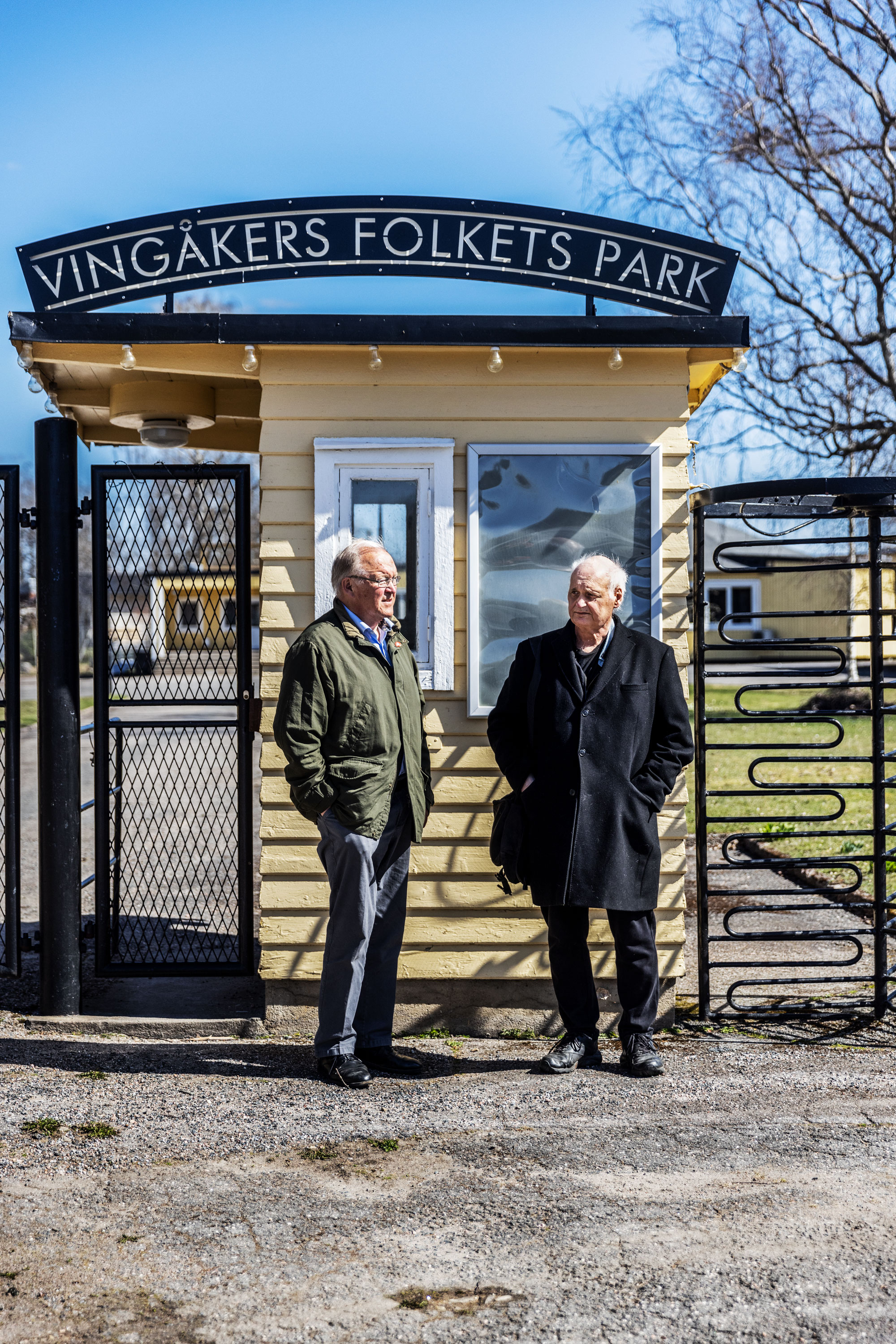 Göran Greider och Göran Persson