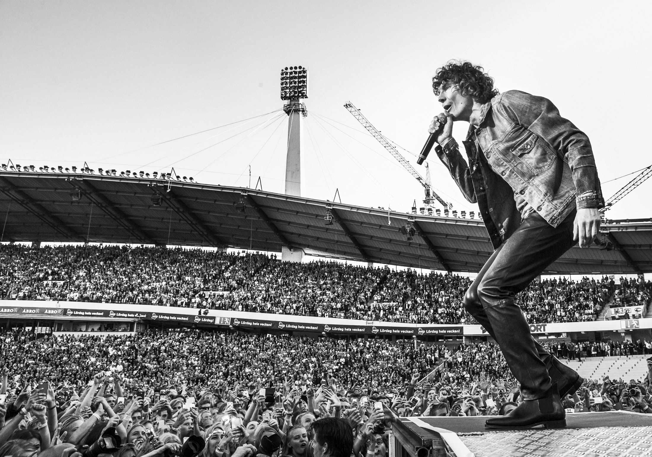 Foto på Håkan Hellström på Ullevi.