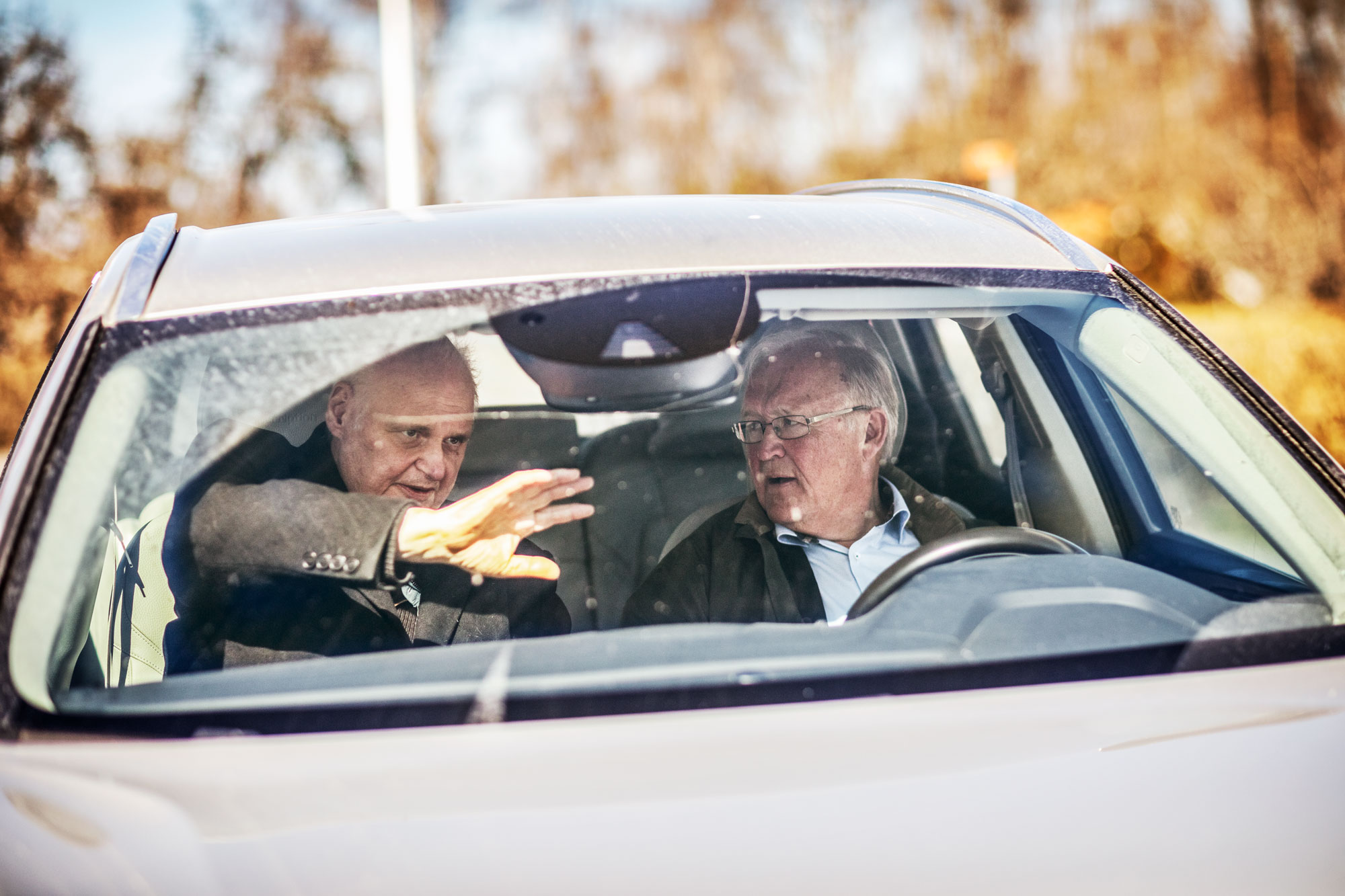 Göran Greider och Göran Persson