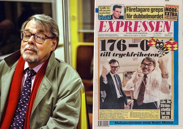 Ur Bo Strömstedts självbiografi ”Löpsedeln och insidan” (Bonniers, 1994):