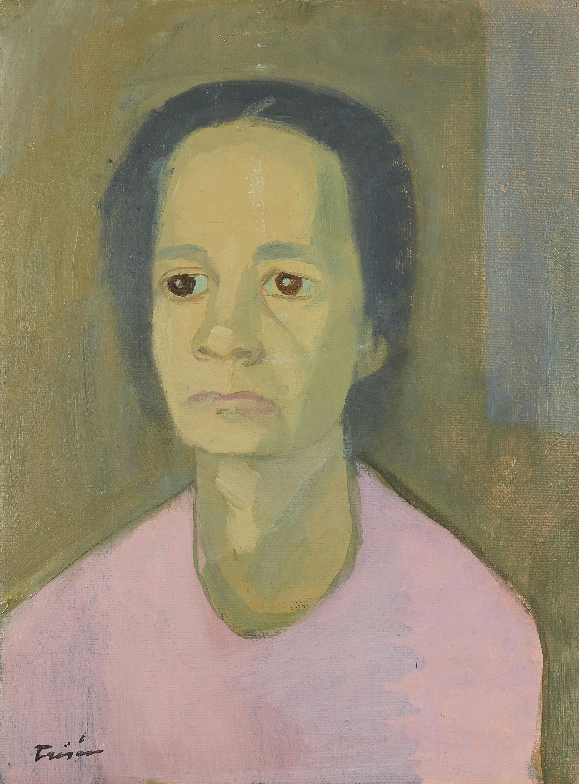 Vera Friséns målning av väninnan Ann-Marie Rundlöf.